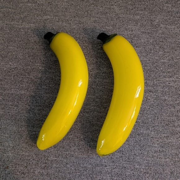 Other - 3 for $30 | Vintage MCM Decorative Glass Bananas, Set of 2, Murano Style